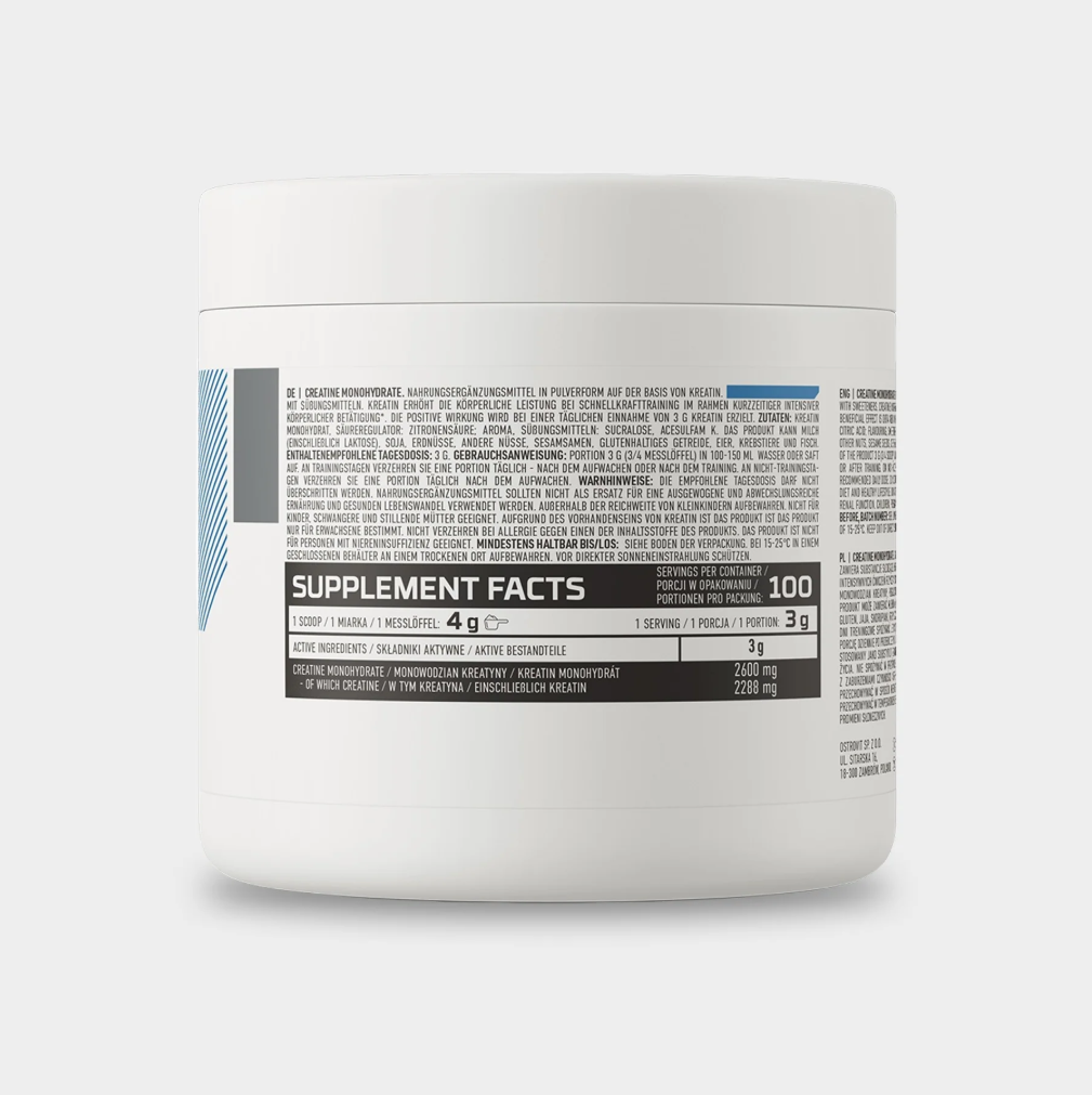 Bột tăng sức mạnh OstroVit Creatine Monohydrate (300g) - (Không Vị)